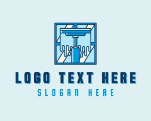 Window - Window Disinfection Washer logo design