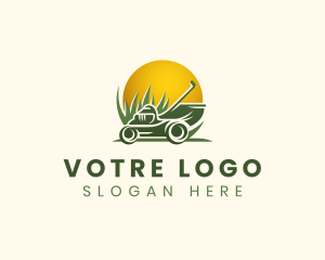 Grass - Lawn Mower Grass Cutter logo design