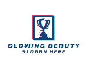 Gaming Pixel Trophy Logo