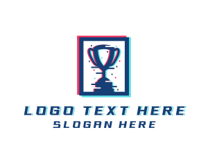 Trophy - Gaming Pixel Trophy logo design