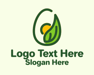 Organic Egg Poultry Logo