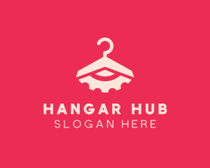 Hanger - Laundry Hanger Gear logo design