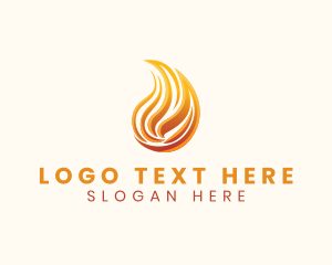 Sustainable - Hot Blazing Fire logo design