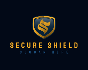 Safeguard - Tech Shield Crest logo design