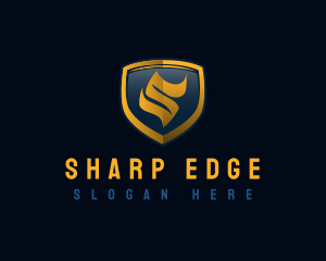 Tech Shield Crest logo design