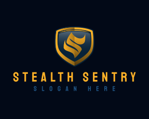 Tech Shield Crest logo design