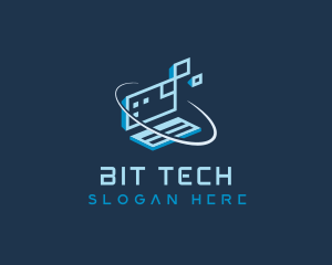 Computer Tech Programming logo design