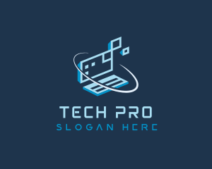 Pc - Computer Tech Programming logo design