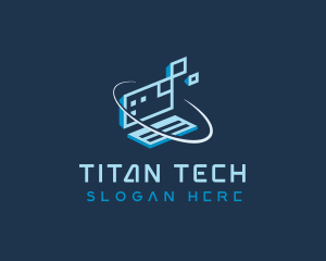 Computer Tech Programming logo design