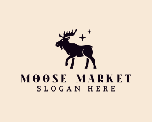 Moose - Moose Hunting Animal logo design