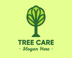 Global Green Tree logo design