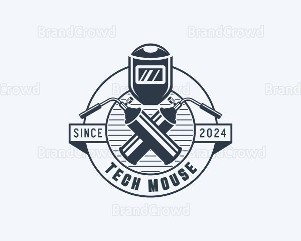 Industrial Steelworks Welding Logo