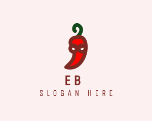 Cuisine - Angry Red Chili logo design