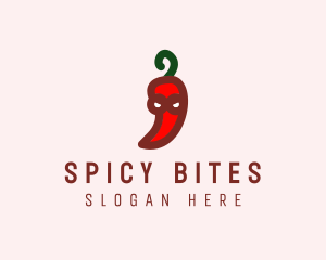 Chili - Angry Red Chili logo design