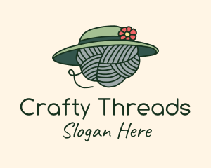 Sun Hat Yarn logo design