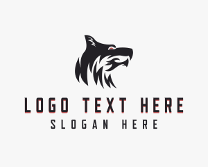 Stream - Wolf Beast Creature logo design