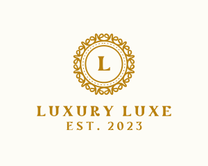 Luxury Boutique Badge logo design