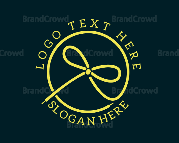 Round Ribbon Shoelace Logo