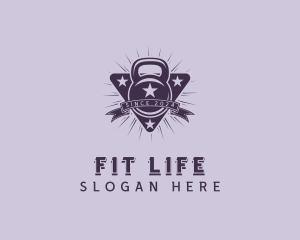 Kettlebell Gym Fitness logo design