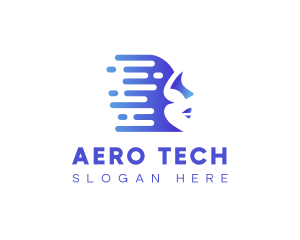 Technology Artificial Intelligence Human logo design