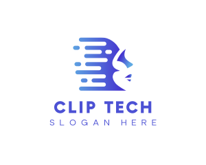 Technology Artificial Intelligence Human logo design