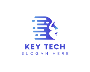 Technology Artificial Intelligence Human logo design