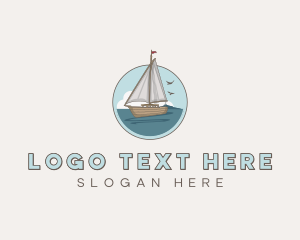 Rustic - Rustic Sailboat Yacht logo design