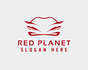 Red Sports Car logo design