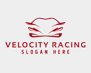 Red Sports Car logo design