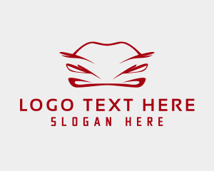 Red - Red Sports Car logo design