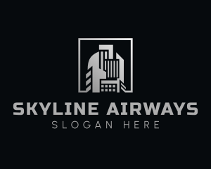 Real Estate Building Skyscraper logo design