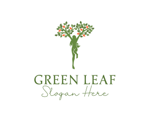 Female Tree Wellness logo design