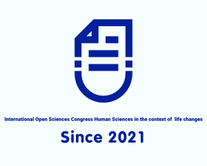 Printing - Blue Paper Document logo design