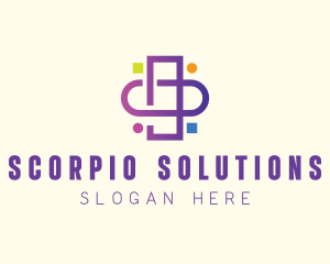 Online Medical Cross  logo design