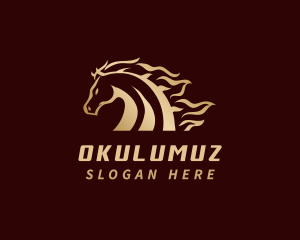 Fast - Horse Racing Animal logo design