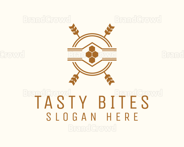 Artisanal Honey Badge Logo