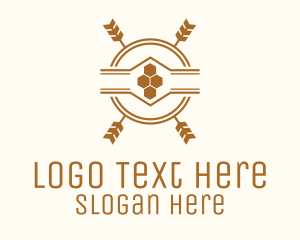 Honey - Artisanal Honey Badge logo design