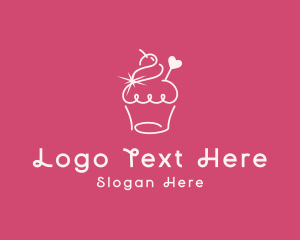 Sweets - Cupcake Muffin Bakeshop logo design