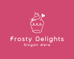 Icing - Cupcake Muffin Bakeshop logo design