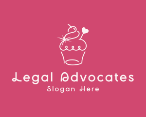 Delicious - Cupcake Muffin Bakeshop logo design