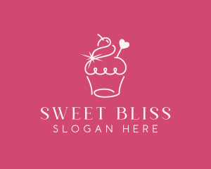 Cupcake Muffin Bakeshop logo design