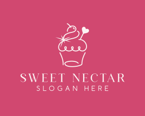 Cupcake Muffin Bakeshop logo design