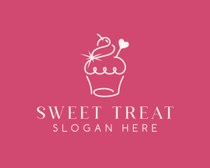 Cupcake Muffin Bakeshop logo design