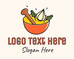 Garlic Herb Mortar & Pestle Logo