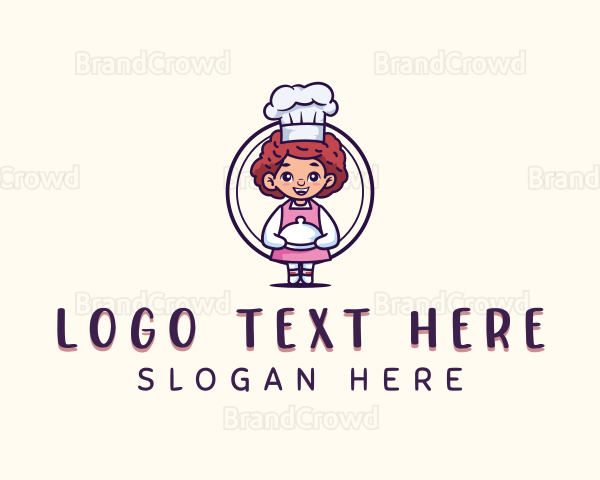 Cute Chef Restaurant Logo