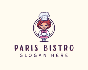 Cute Chef Restaurant logo design