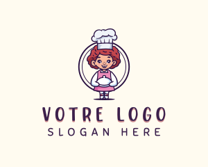 Canteen - Cute Chef Restaurant logo design