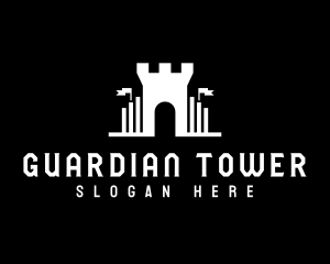 Castle Tower Turret logo design