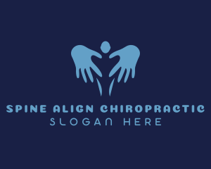 Chiropractor - Hands Body Massage logo design