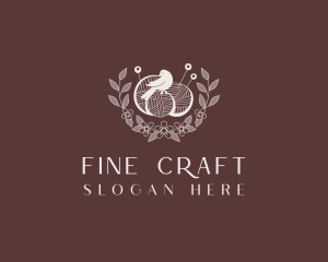 Bird Pincushion  Seamstress logo design